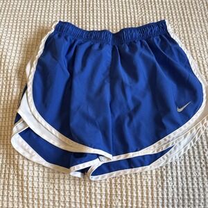 Nike Shorts Running Standard Dri Fit Blue Women's Size Large